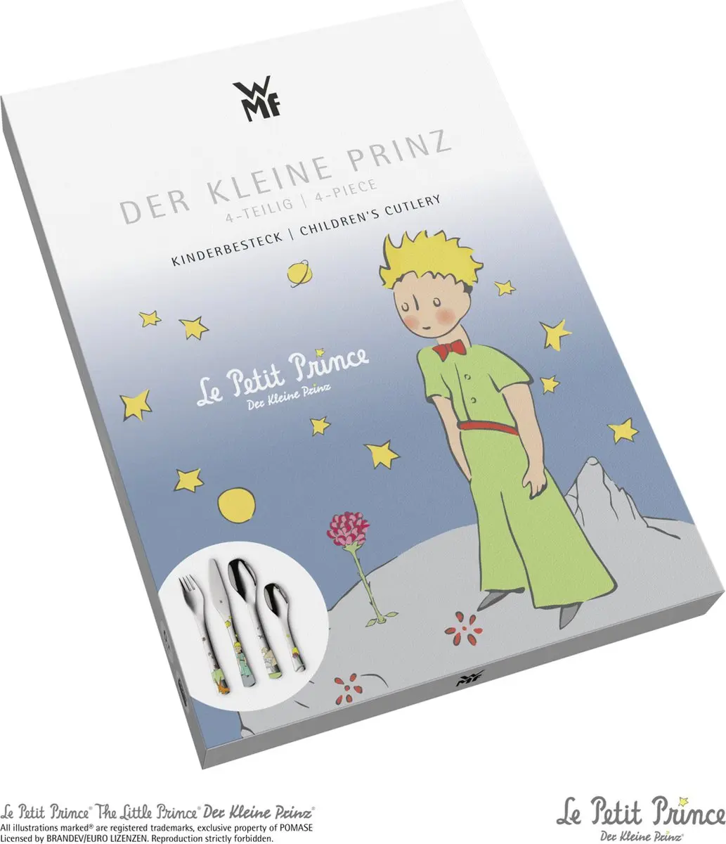 WMF Kids Le Petit Prince Kinderbestekset 4-delig - Meerkleurig