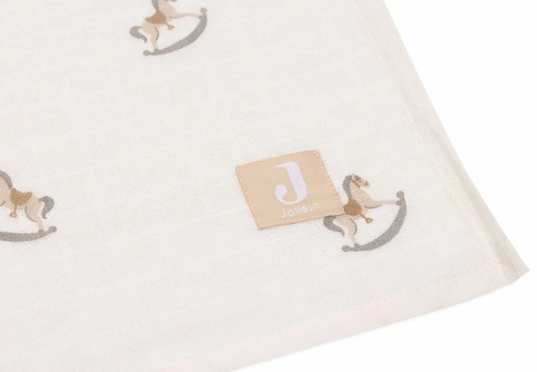 Jollein Hydrofiele Doek Large 115x115cm - 2 Stuks - Nostalgic Ride