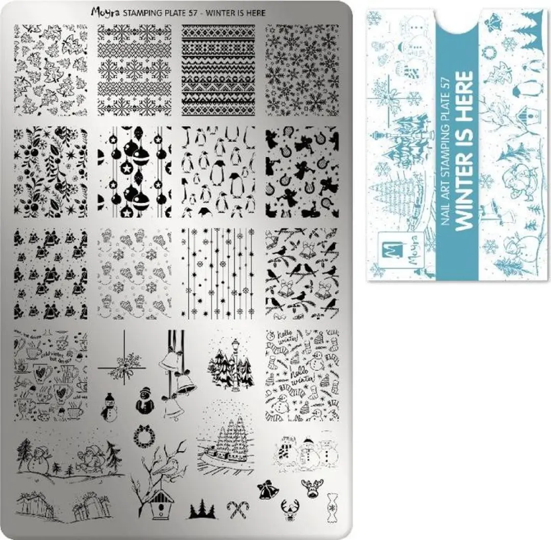 Moyra Stamping Plate 57 Winter is Here
