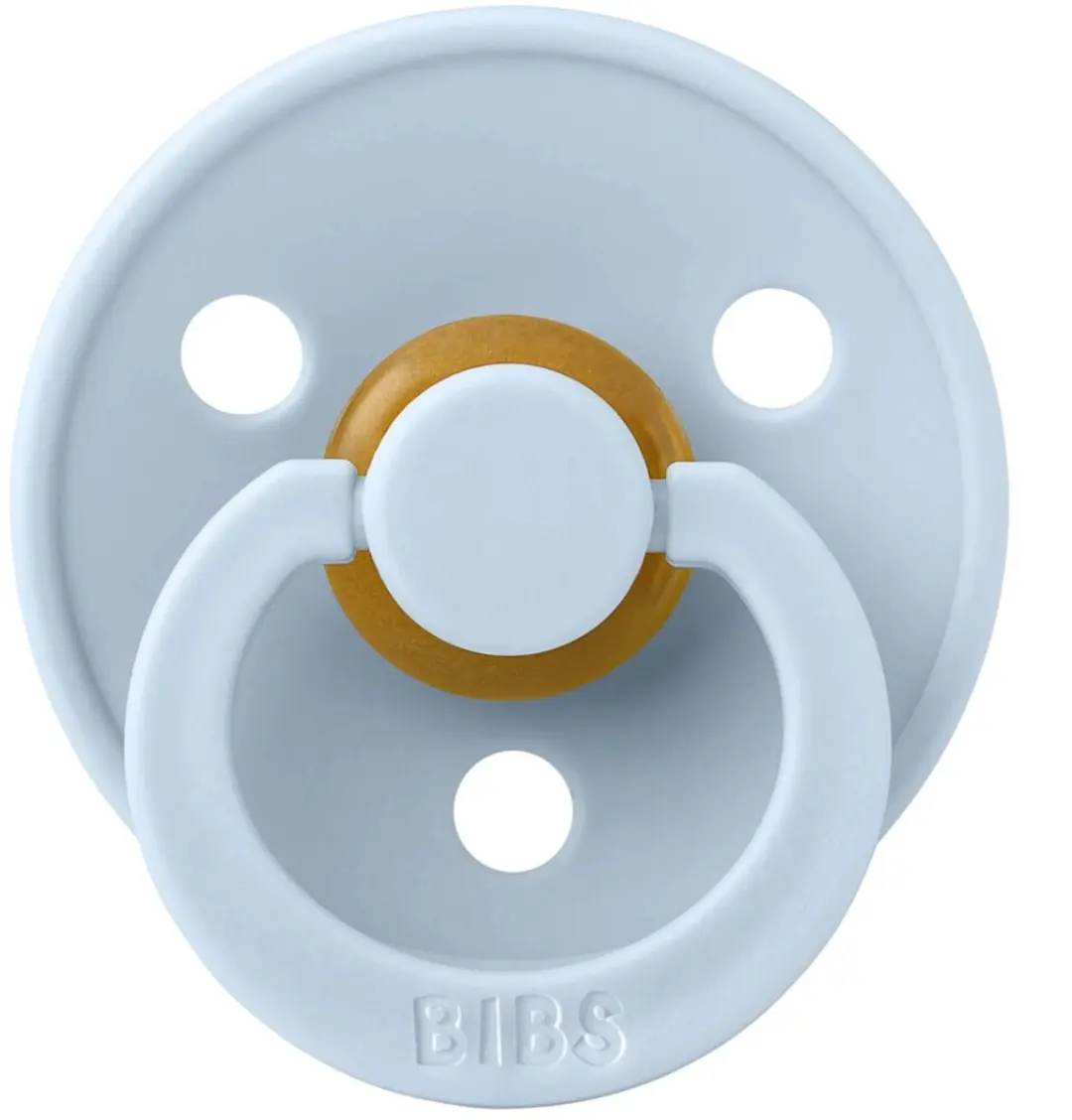 BIBS Colour Collection Stage 3 Fopspeen 18+ maanden - 2 Stuks - Iron/Baby Blue