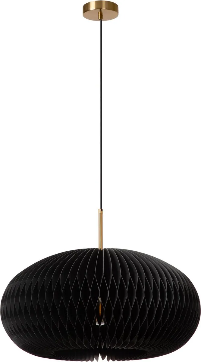 Lucide Armoni Hanglamp Ø52cm - 1xE27 - Zwart