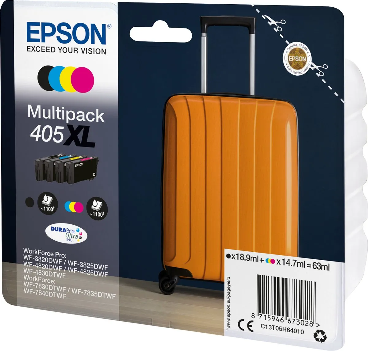 Epson C13T05H64020 XL Cartridge - Zwart