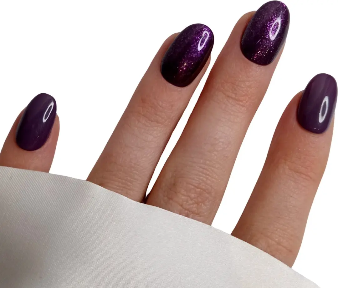 SD Press on Nails B-78 Plaknagels - Paars Shimmer - 20 Stuks