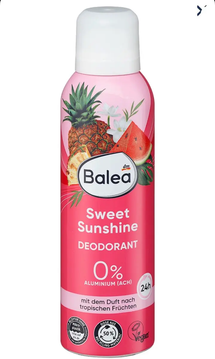 Balea Sweet Sunshine Deodorant 200ml - 3 Stuks
