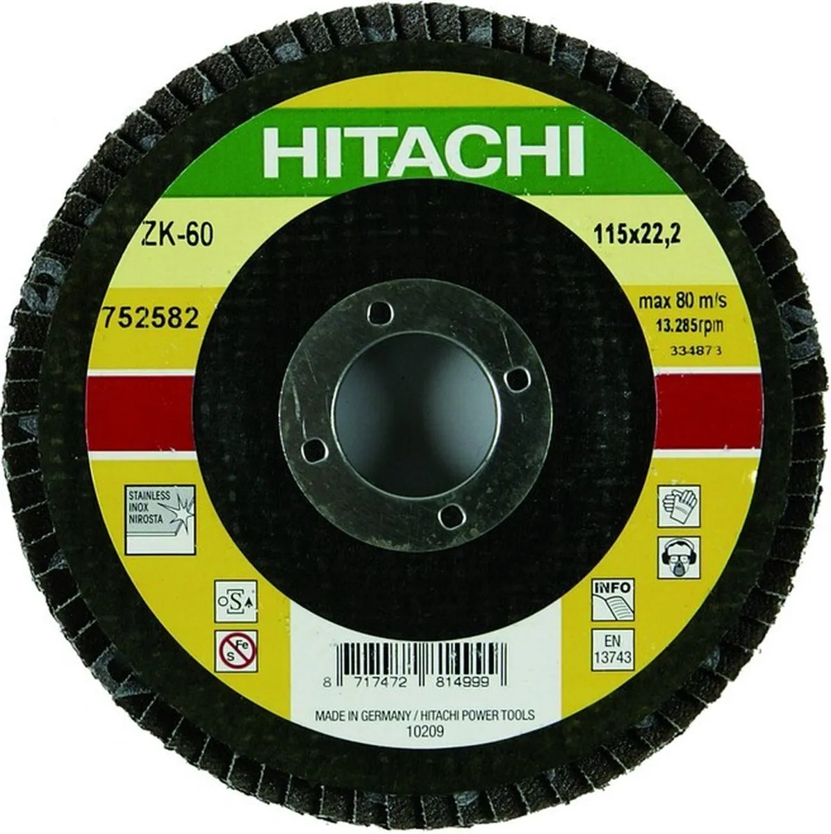 Hikoki Hitachi K40 Lamellenschijf 125mm