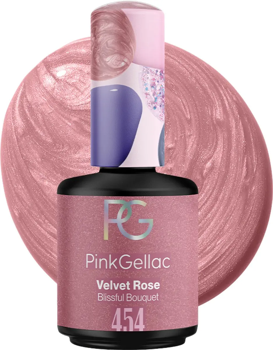 Pink Gellac Velvet Rose 454 Gel Nagellak 15ml