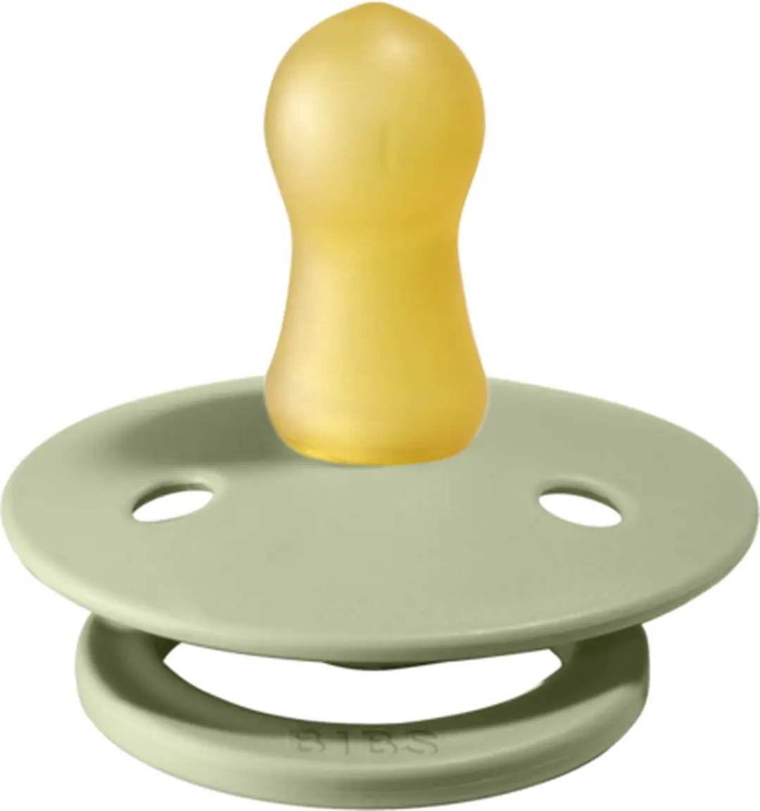 BIBS Colour Pacifier Stage 1 - 2 Stuks - Sage/Grijs