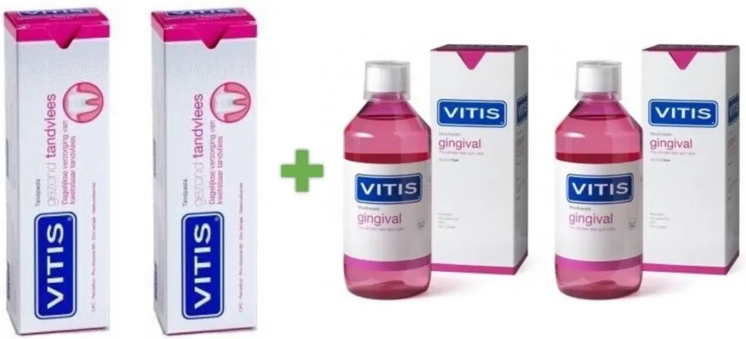 Vitis Gingival Mondspoelmiddel & Tandpasta