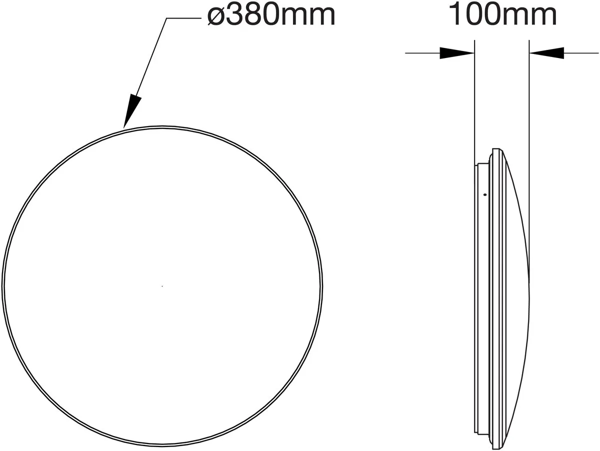 Noxion LED Bulkhead Corido V2 2000lm - Wit - IP44