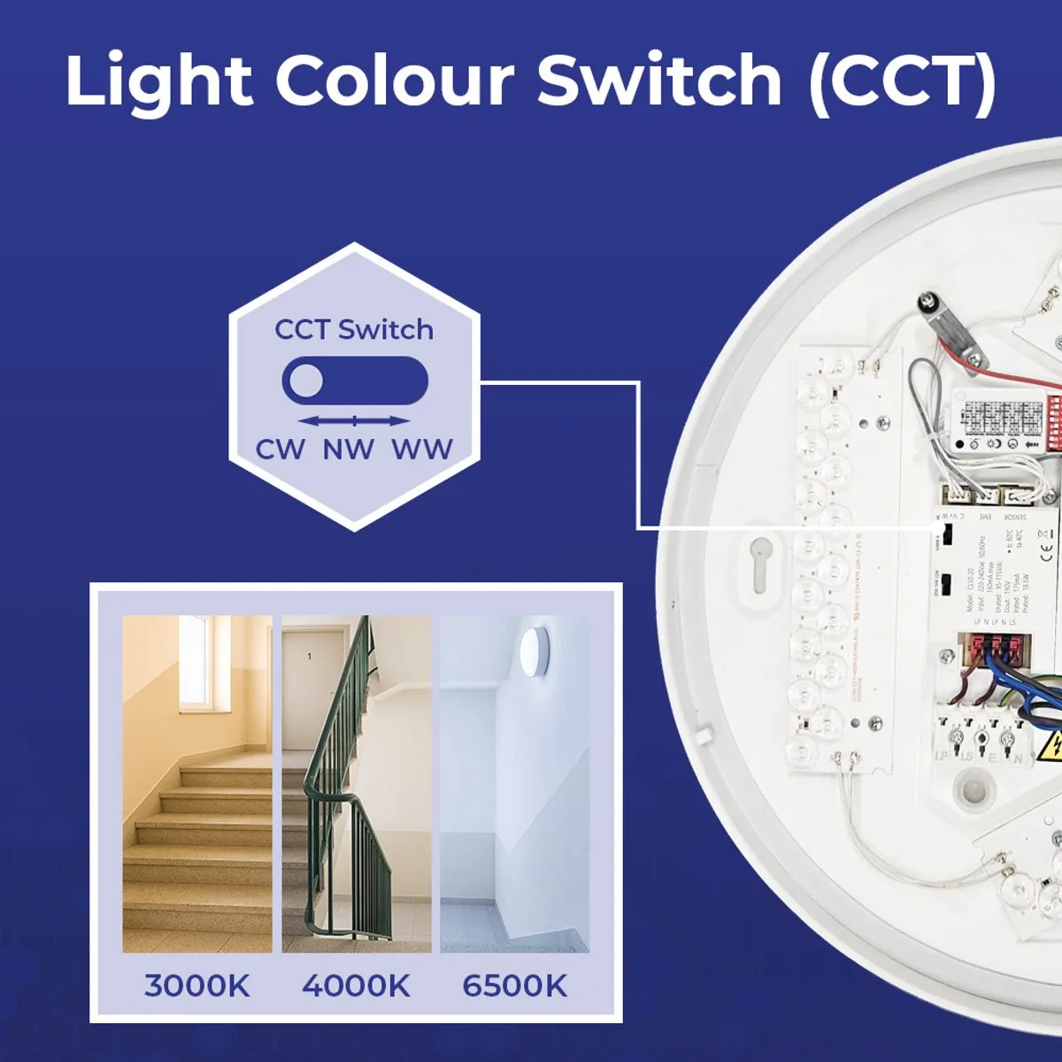 Noxion LED Bulkhead Corido V2 2000lm - Wit - IP44