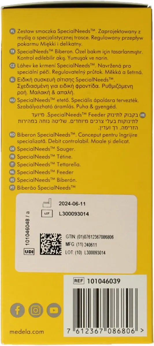 Medela SpecialNeeds Feeder - 150ml - Transparant