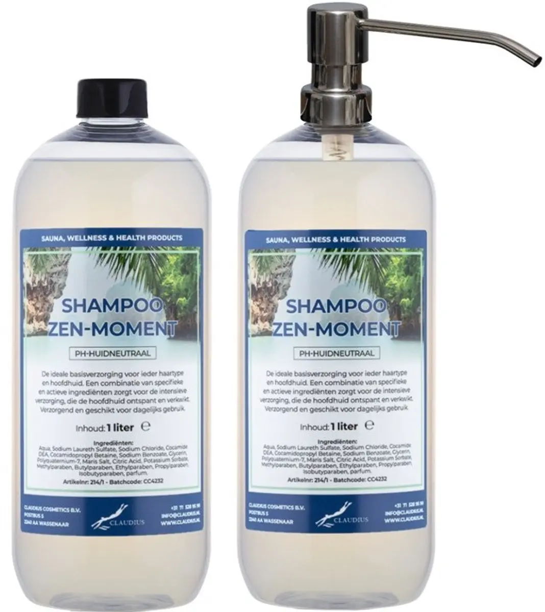 Splashbox Cosmetics Zen Moment Shampoo 2x1L
