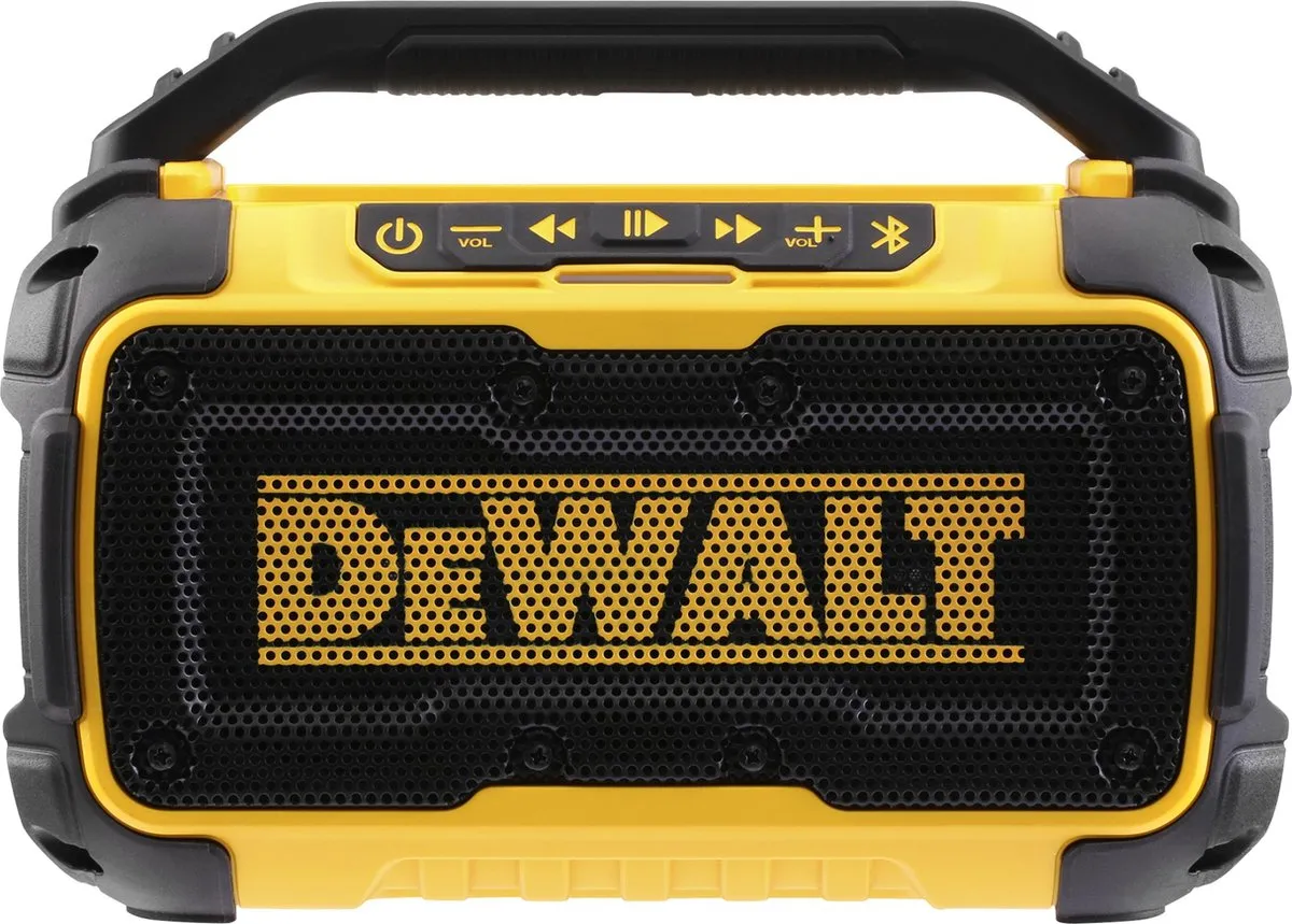 DeWalt DCR011 XR Li-Ion Bluetooth Speaker - Geel/Zwart