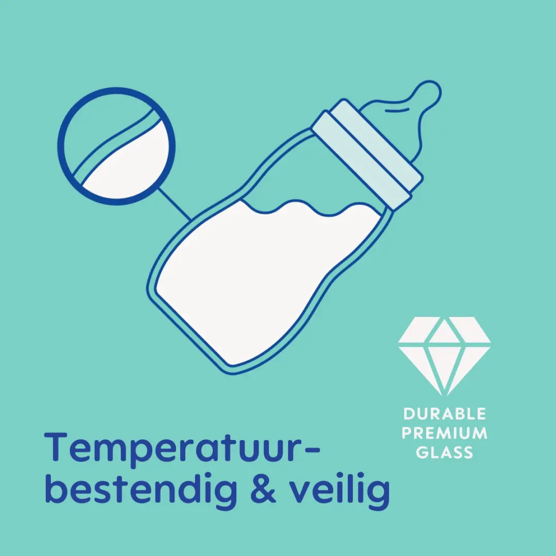 MAM Feel Good Babyfles Glas 260ml - Uni