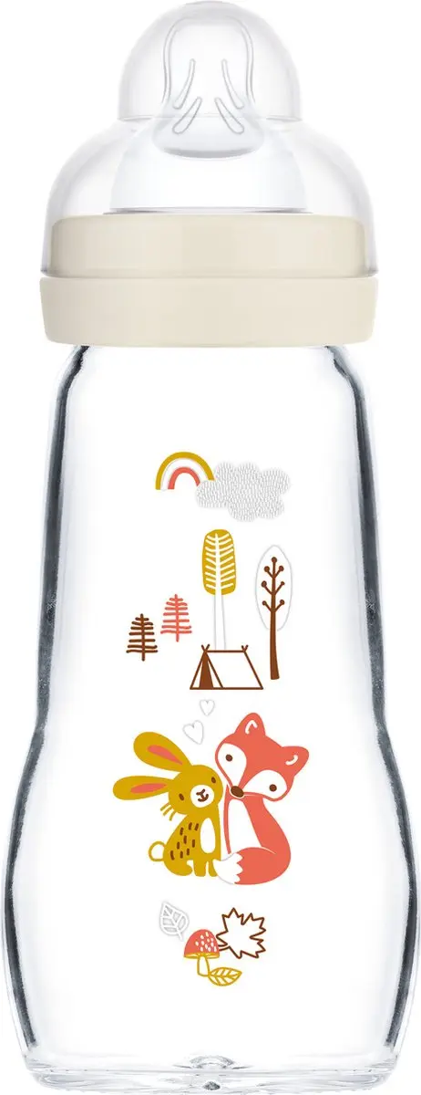 MAM Feel Good Babyfles Glas 260ml