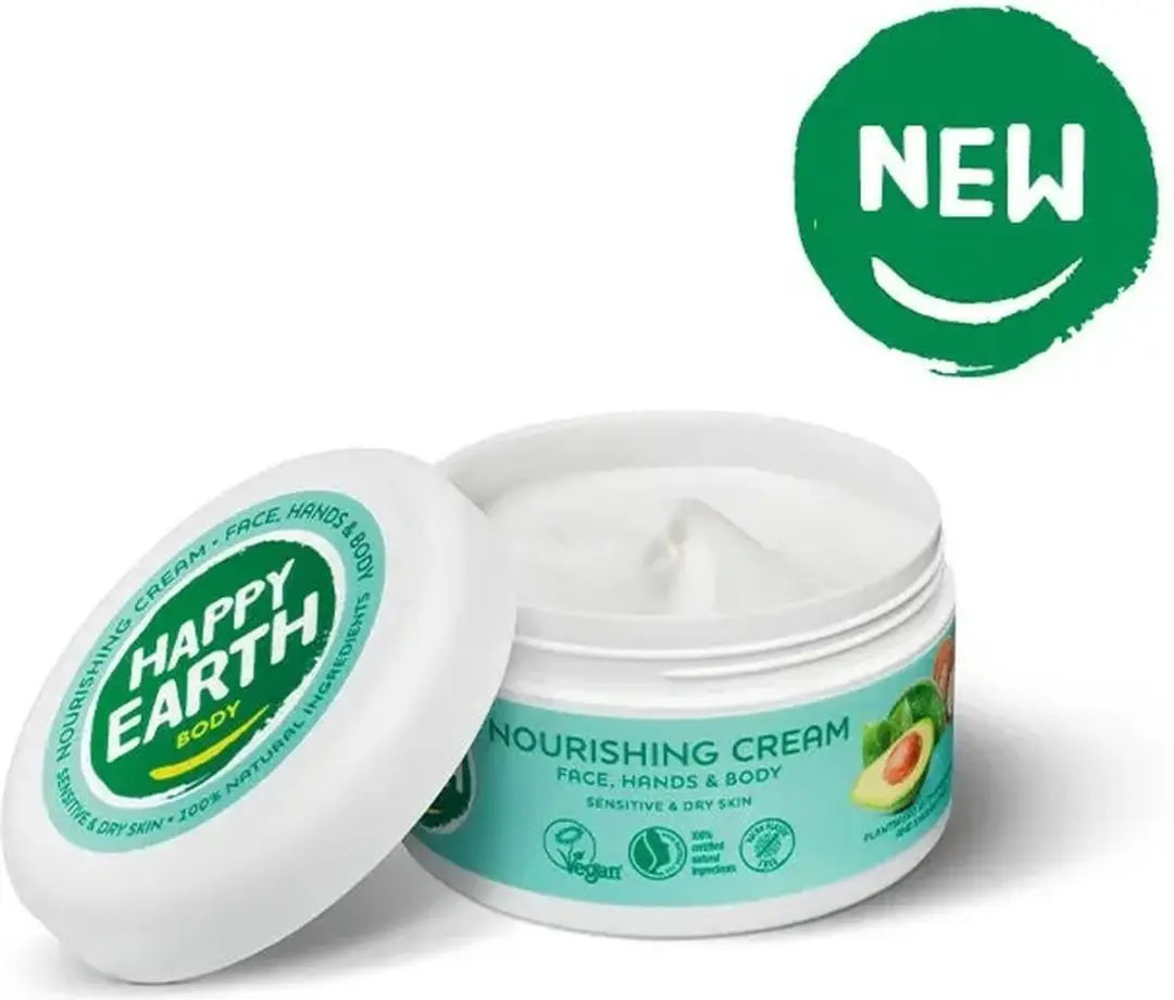 Happy Earth Créme Sensitive & Dry Skin 200ml