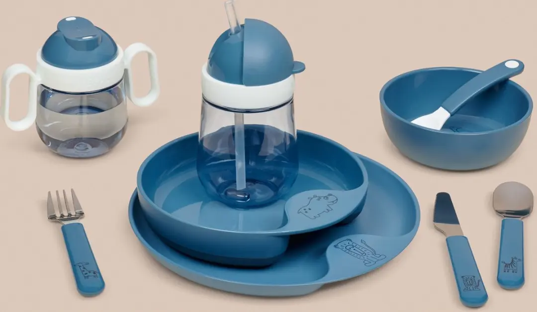 Mepal Mio Oefenlepel - Set van 2 - Deep blue