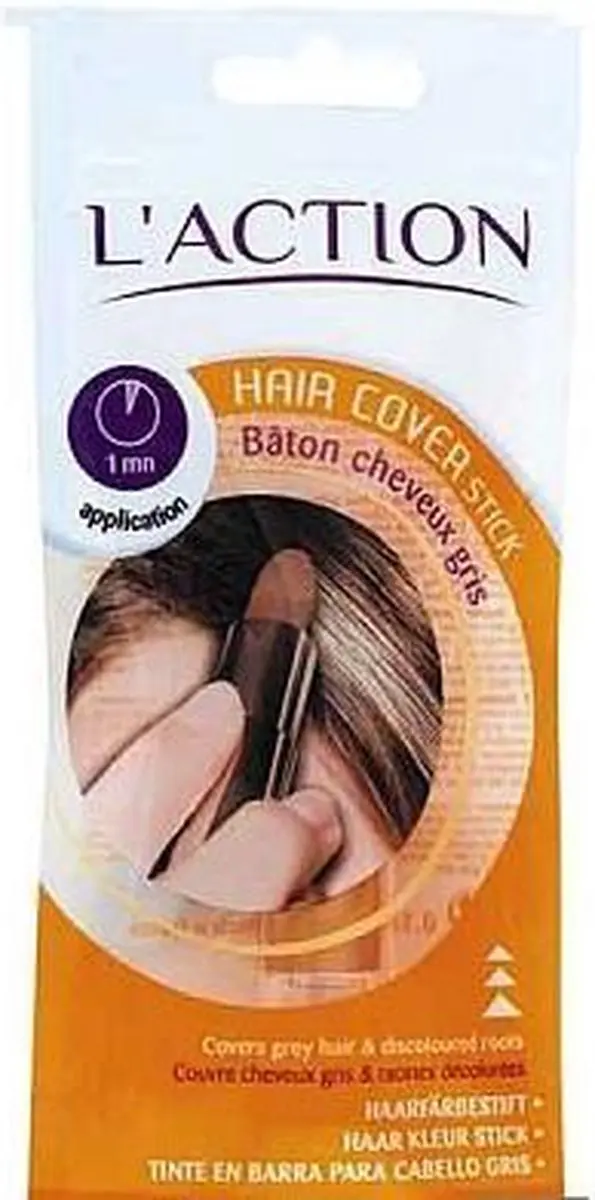Sibel L'Action Hair Cover Stick - 4g - Kastanjebruin