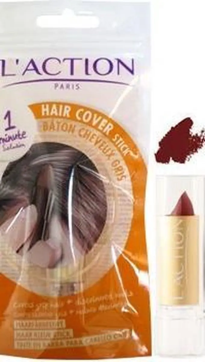 Sibel L'Action Hair Cover Stick - 4g - Kastanjebruin