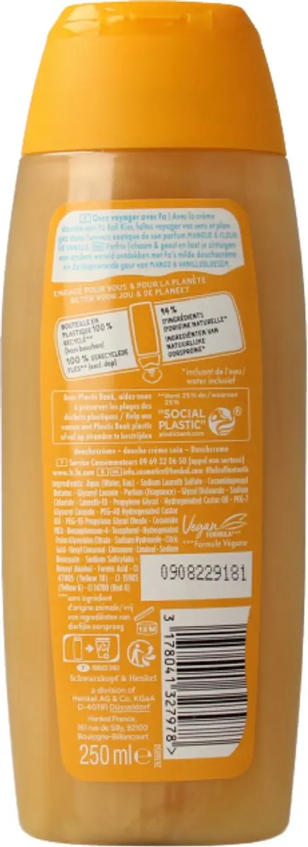 Fa Douchegel Bali Kiss 250ml