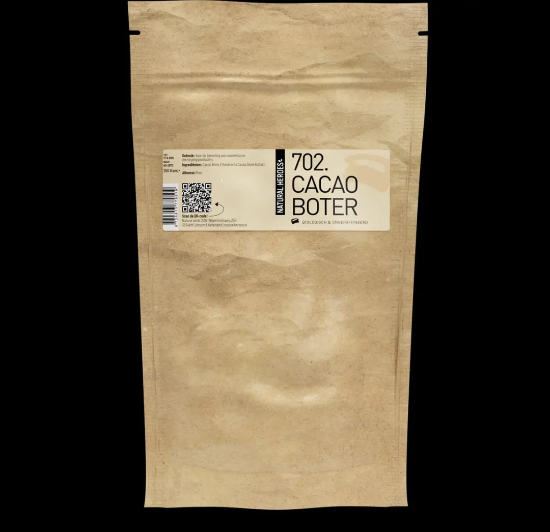 Natural Heroes Biologisch Ongeraffineerde Cacaoboter 250g