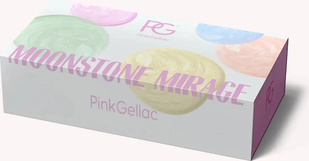 Pink Gellac Moonstone Mirage Gellakset - 5x15ml Multicolor