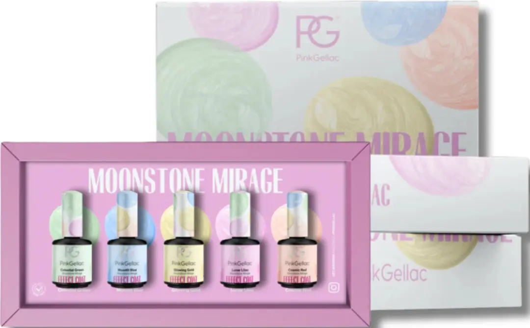 Pink Gellac Moonstone Mirage Gellakset