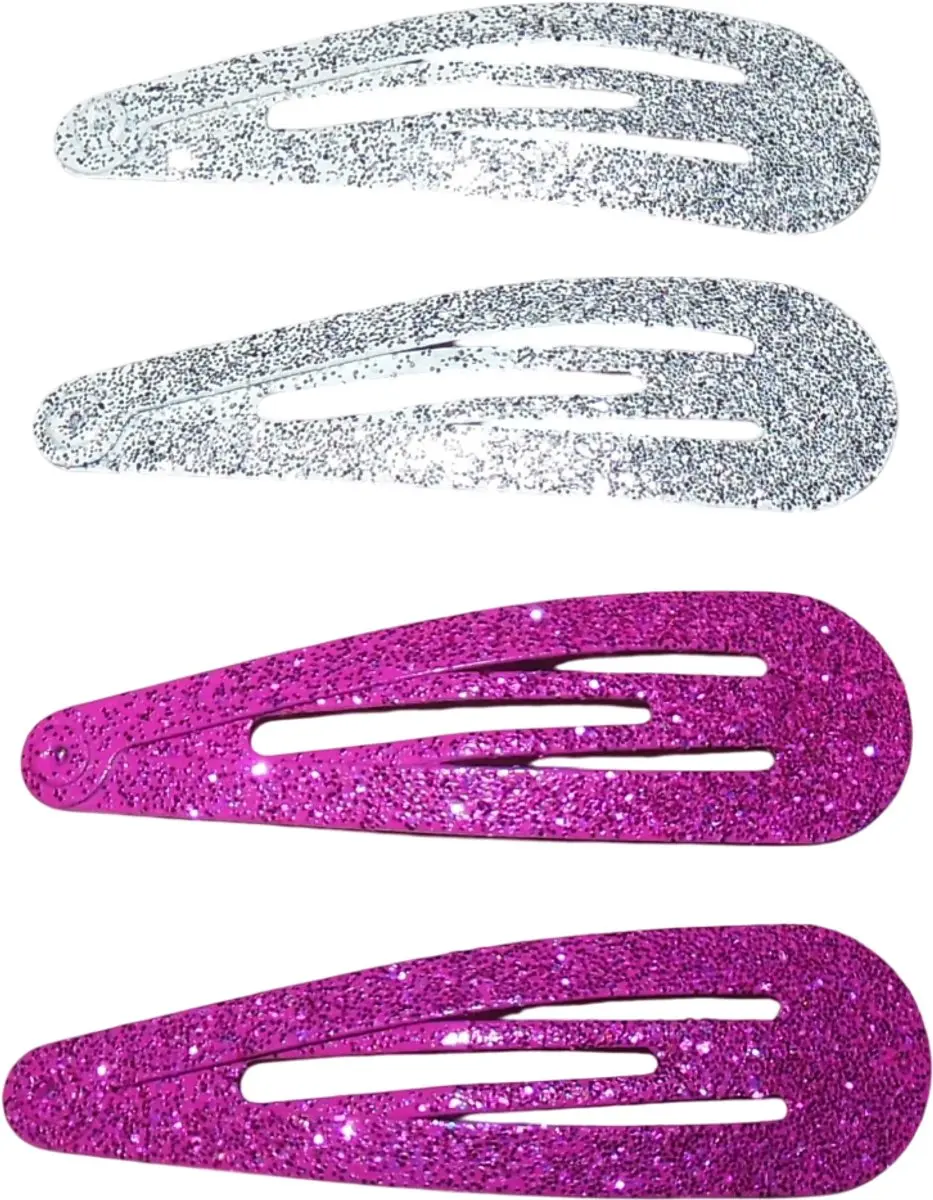 Hairmode Klik-Klak Haarspeldjes Glitter