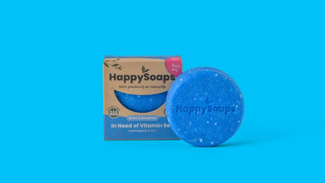 HappySoaps In Need of Vitamin Sea Shampoo Bar - 3x70g