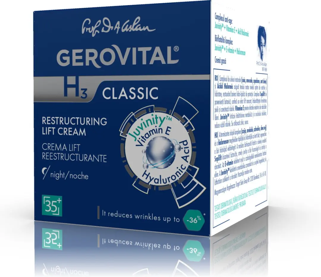 Gerovital H3 Classic Hydraterende Nachtcrème 50ml - Anti-age