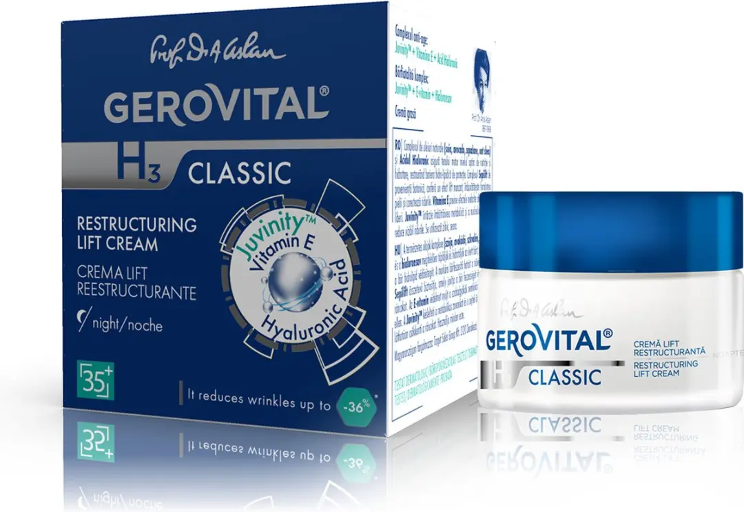Gerovital H3 Classic Hydraterende Nachtcrème 50ml