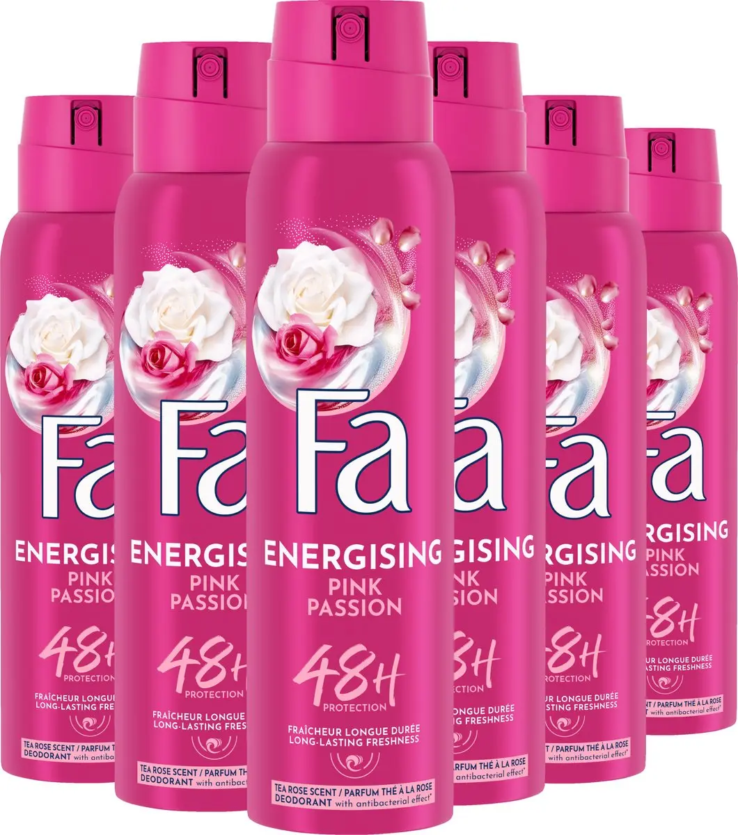 Fa Pink Passion Deodorant Spray 6x150ml