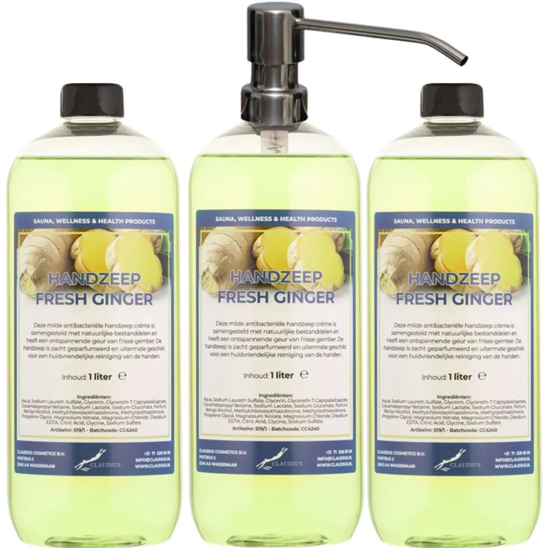 Splashbox Cosmetics Handzeep Fresh Ginger 1L