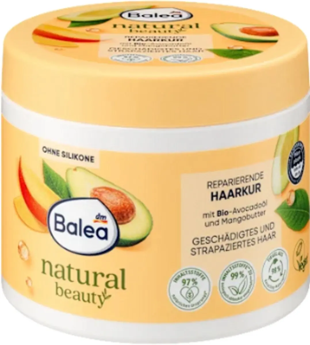 Balea Natural Beauty Reparerend Haarmasker 300ml