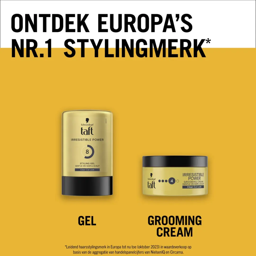 Taft Irresistible Grooming Cream Haarcrème - 6x100ml