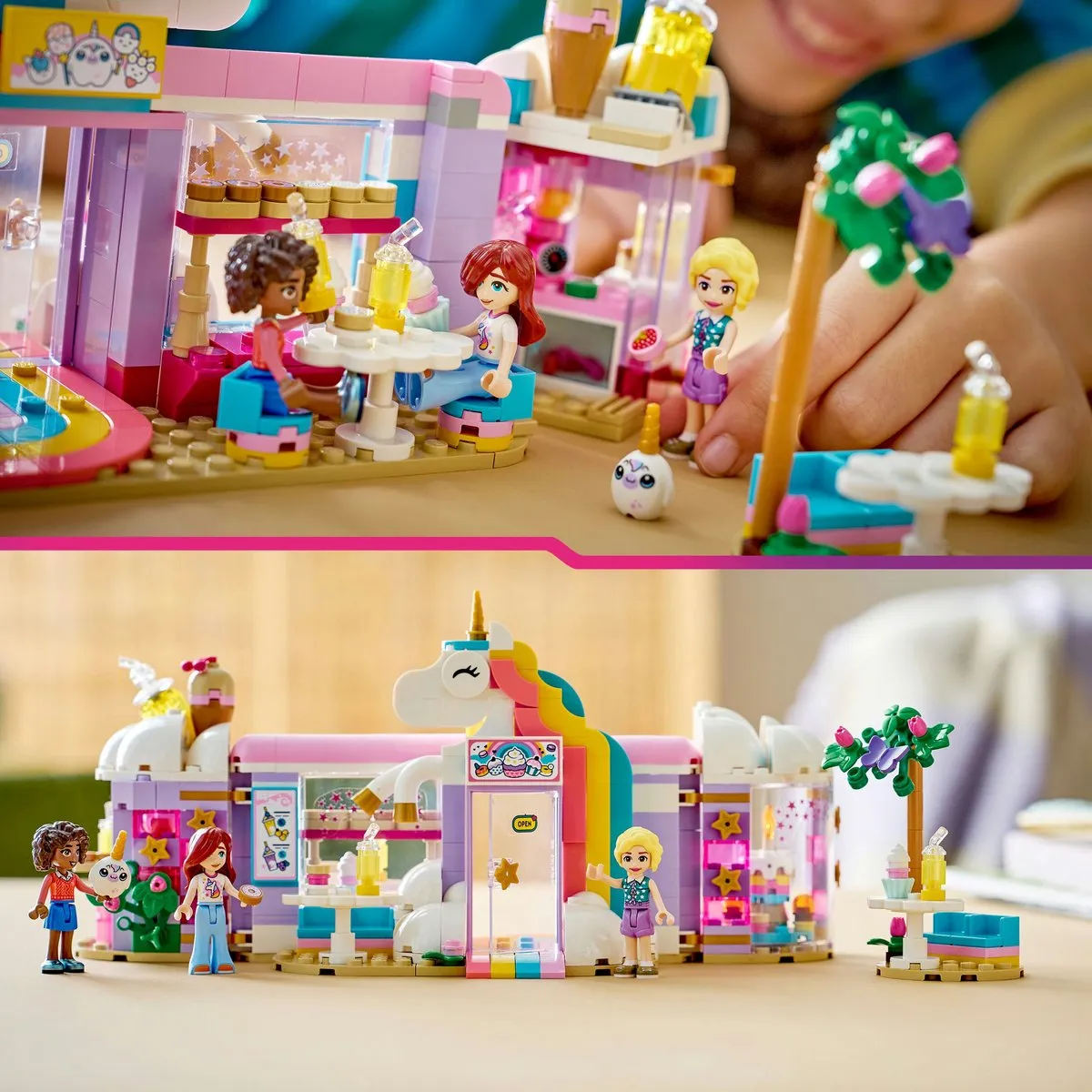 LEGO Friends Eenhoorn Café 42684 - 475 Stukken - 3 Minifiguren - Multicolor
