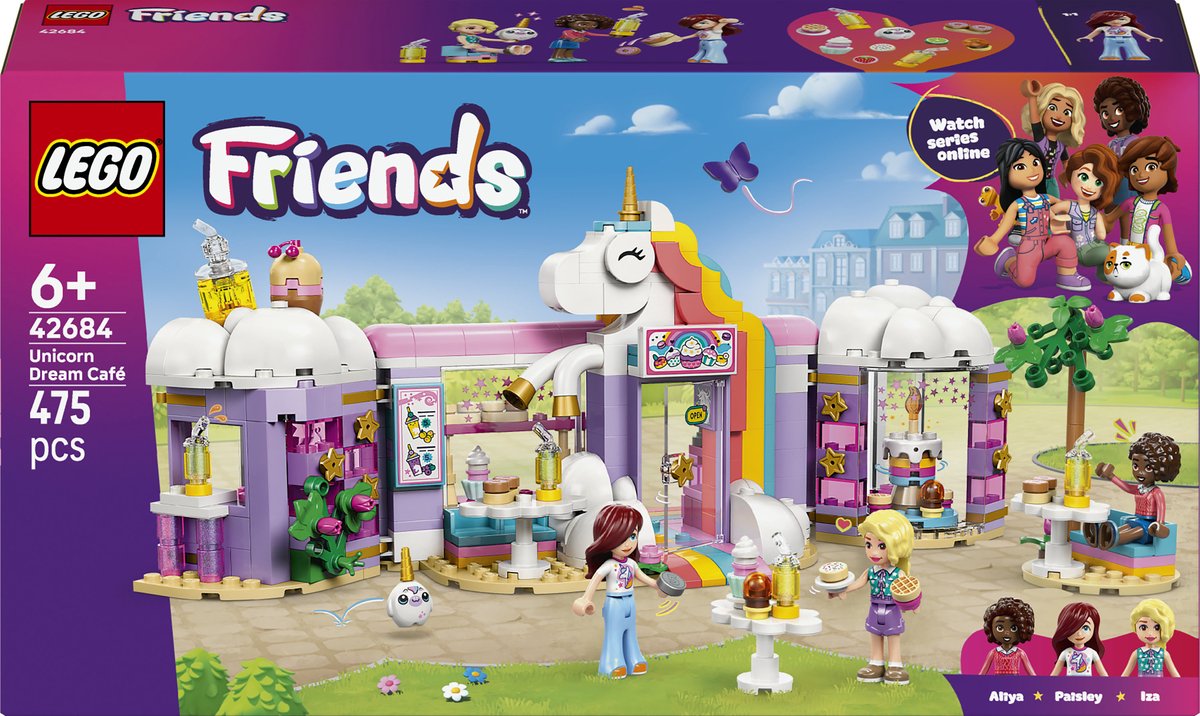 LEGO Friends eenhoorn café speelset - magisch bouwspeelgoed - 42684