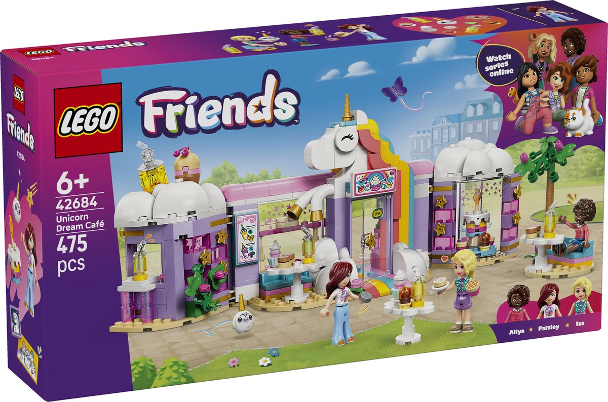LEGO Friends eenhoorn café speelset - magisch bouwspeelgoed - 42684