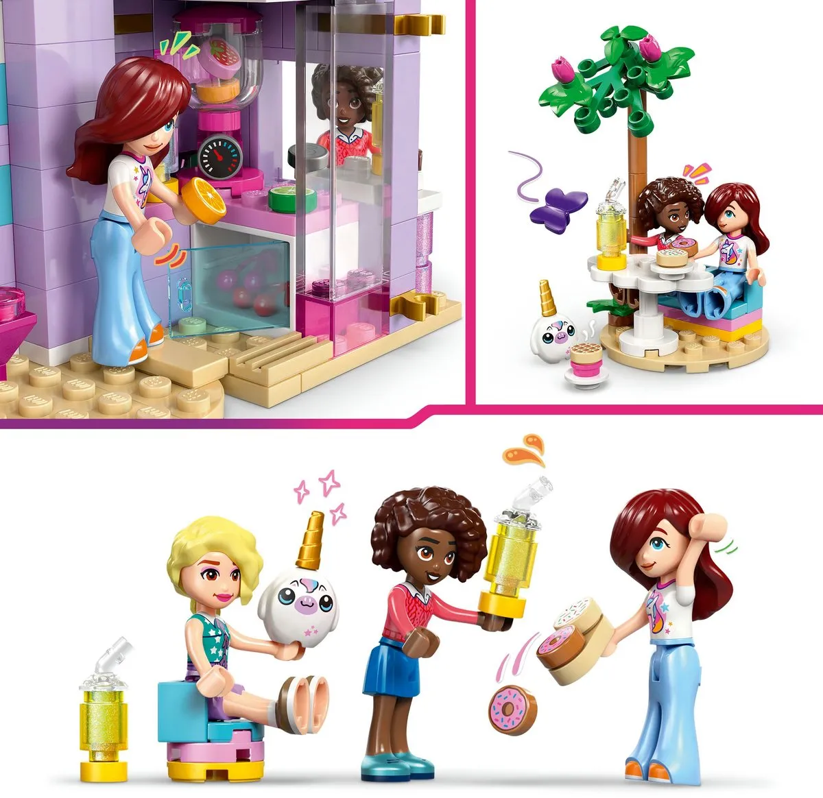 LEGO Friends Eenhoorn Café 42684 - 475 Stukken - 3 Minifiguren - Multicolor - afbeelding 6 van 6