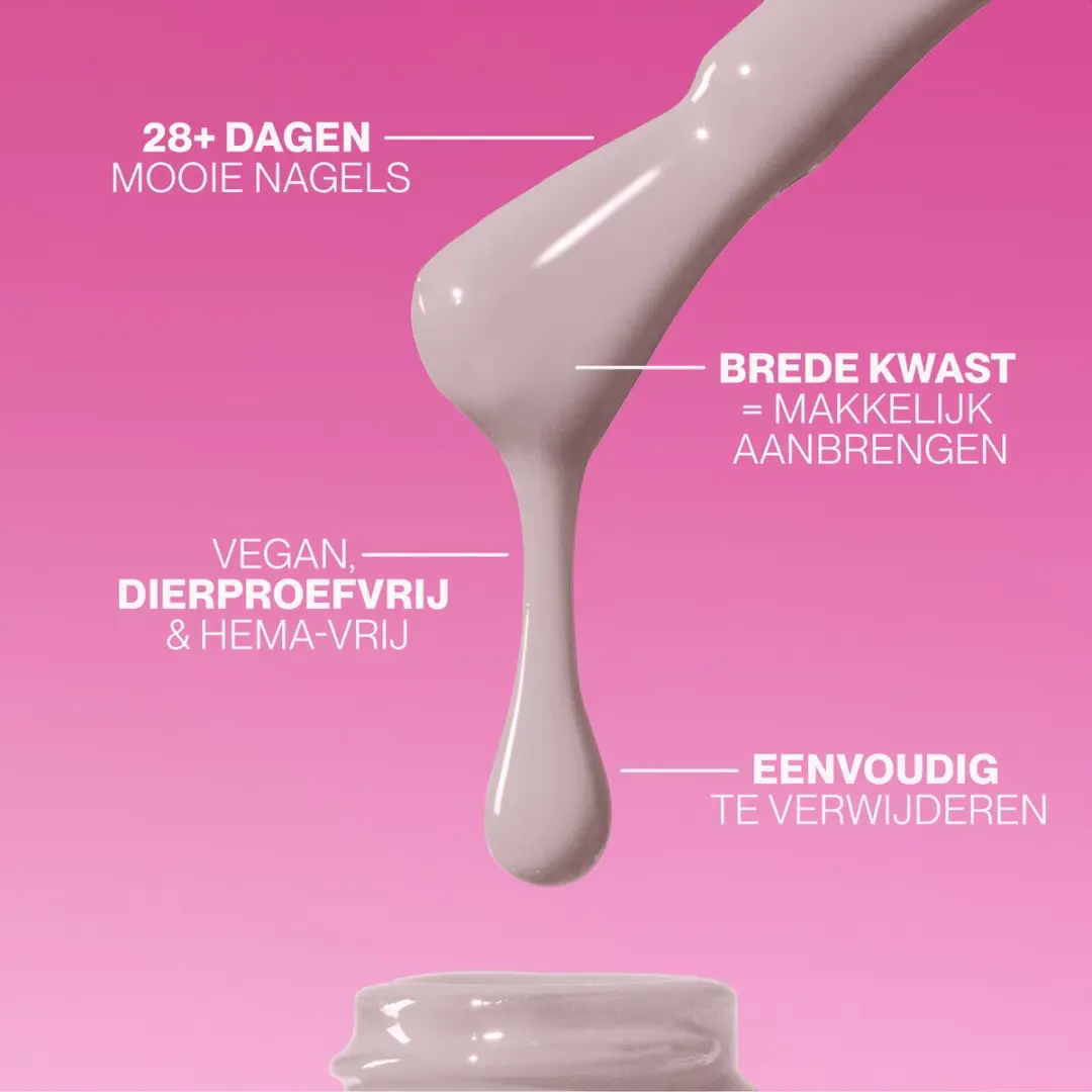 Pink Gellac 255 Frosted Nude Gellak 15ml