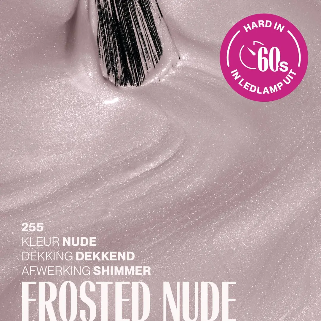 Pink Gellac 255 Frosted Nude Gellak 15ml