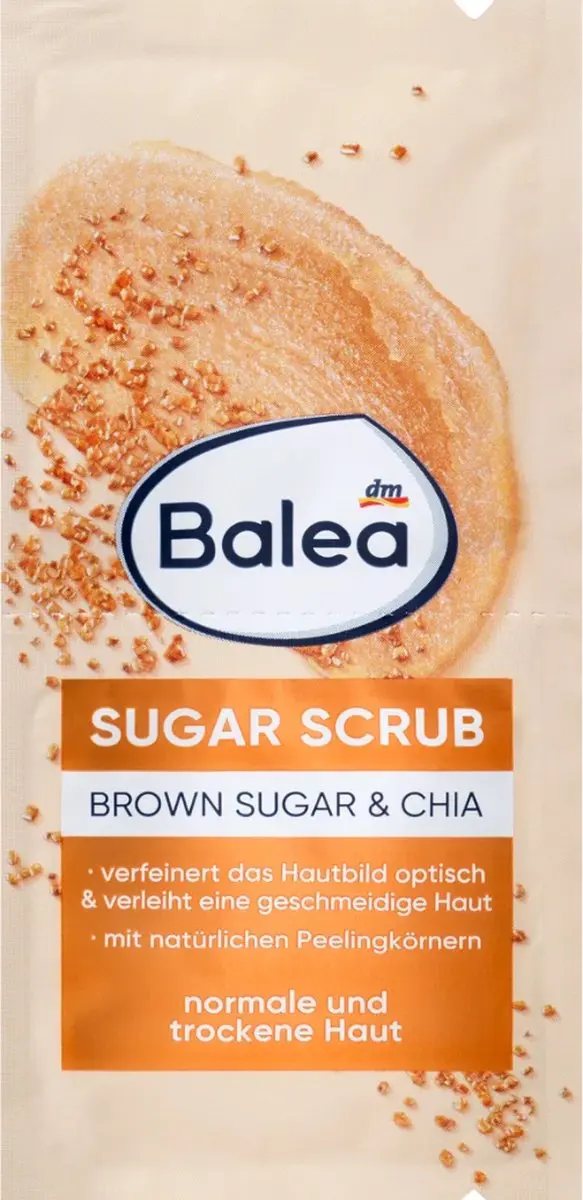 Balea Peeling Bruine Suikerscrub 16ml