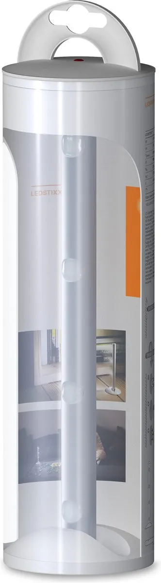 LEDVANCE LEDstixx Wandlamp 0.6W - 6500K Zilver - afbeelding 6 van 6