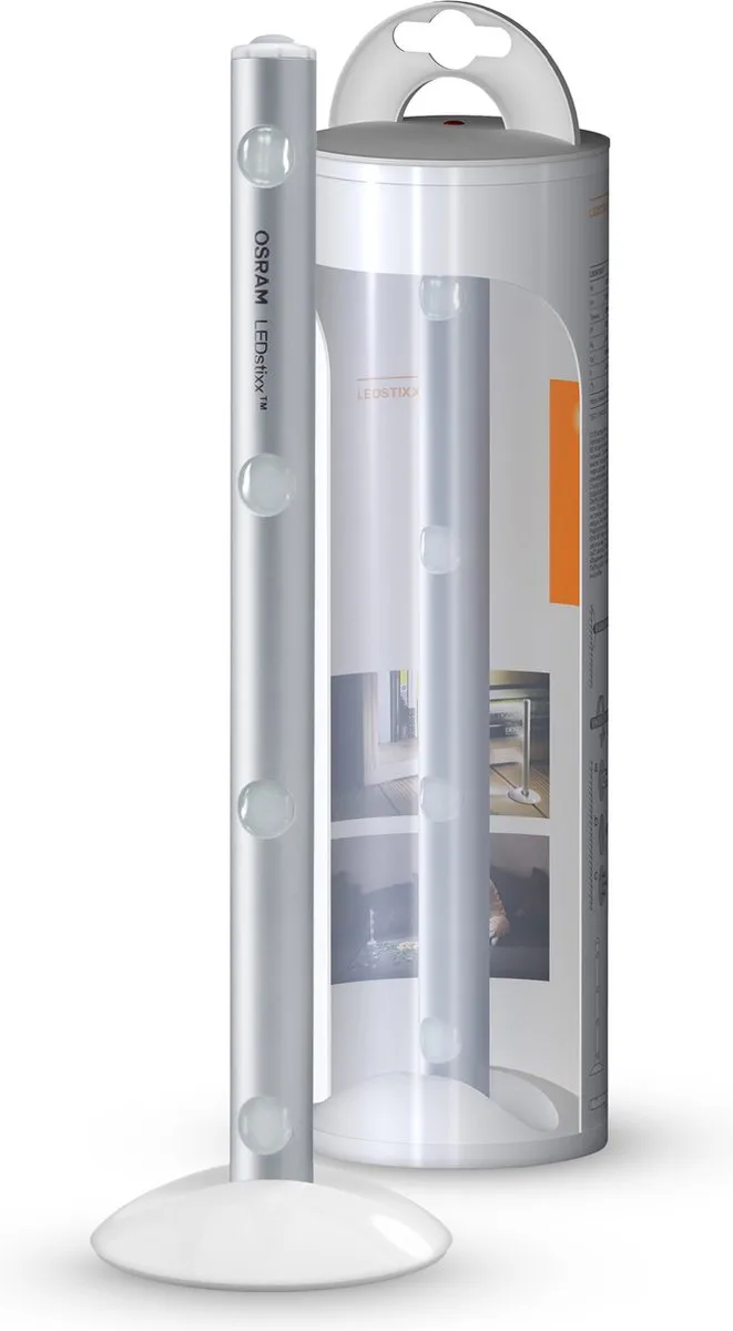 LEDVANCE LEDstixx Wandlamp 0.6W - 6500K Zilver - afbeelding 3 van 6