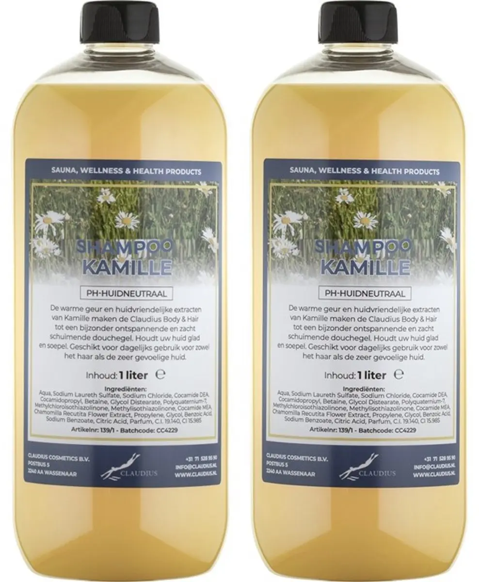 Splashbox Cosmetics Kamille Shampoo 2x1L