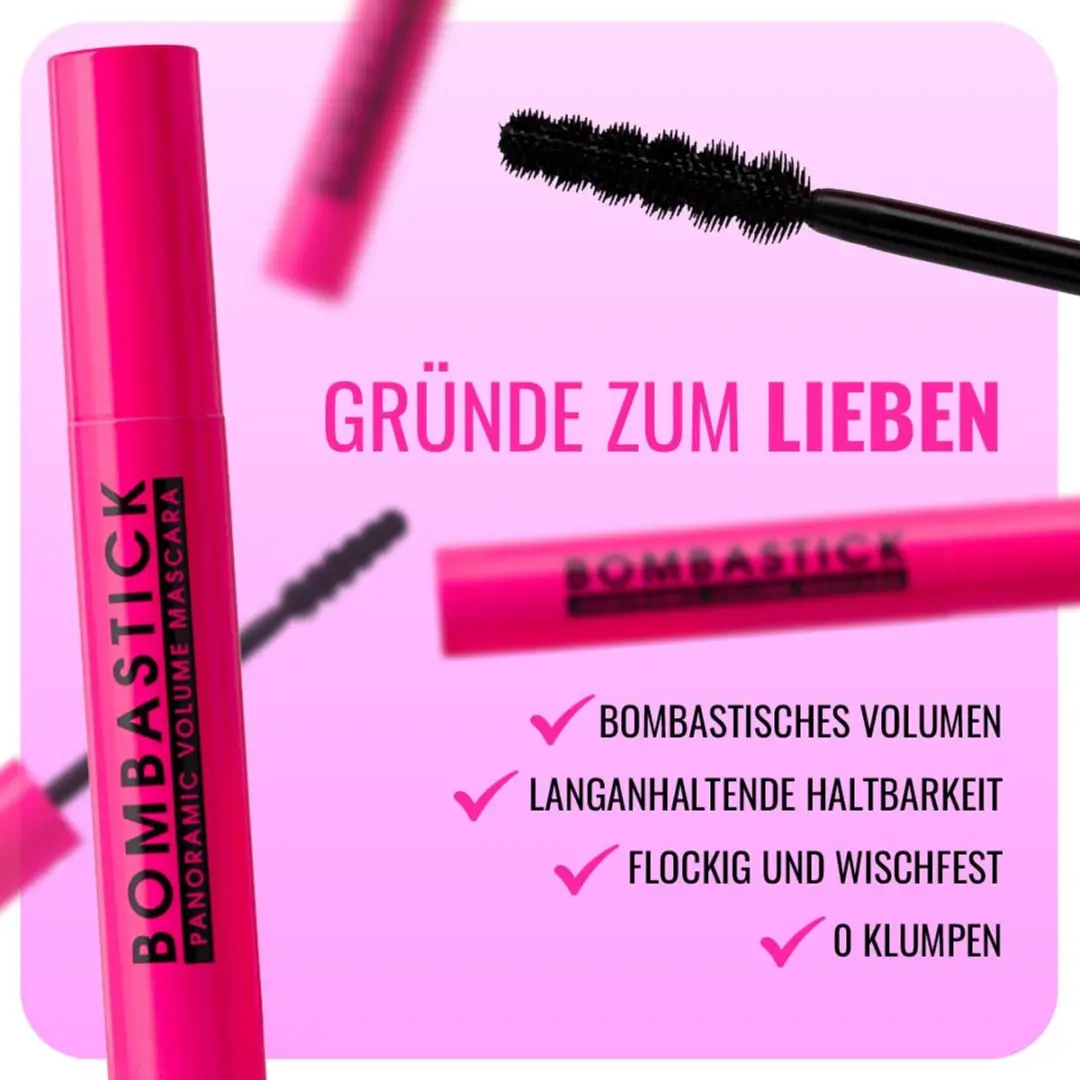 Dermacol Bombastick Mascara Intens Zwart 12.5ml