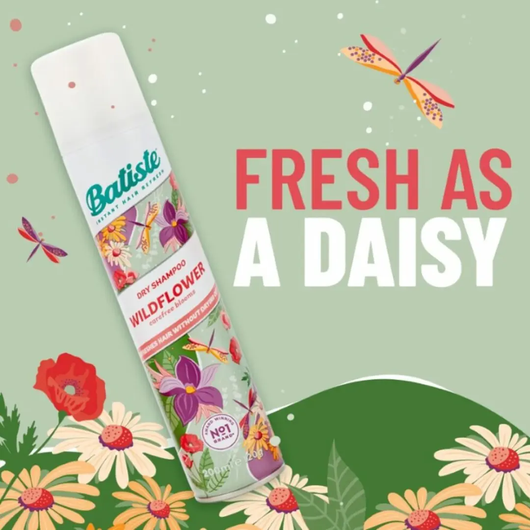 Batiste Wildflower Droogshampoo 200ml
