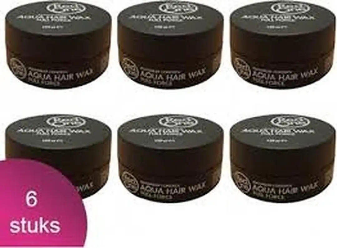 RedOne Aqua Hair Wax Grijs - 6x150ml
