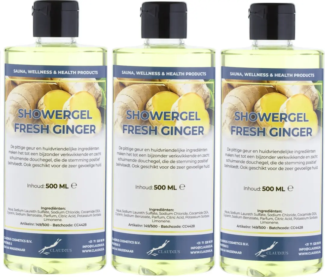 Splashbox Cosmetics Fresh Ginger Douchegel 500ml
