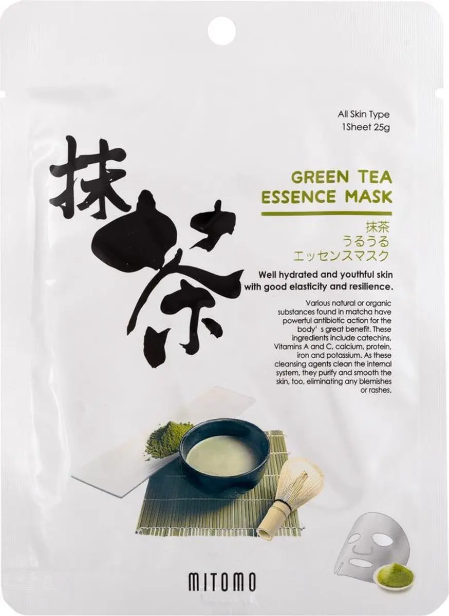 Mitomo Green Tea Matcha Gezichtsmasker